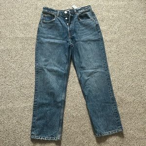 Worn once ZARA high rise jeans
